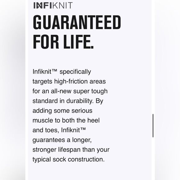 STANCE UNISEX SOCKS THE FLYNN IN CREW HEIGHT WITH INFIKNIT IN SIZE MEDIUM BLACK - Picture 7 of 8